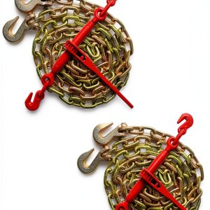 AYMMIC Ratchet Binder Alloy Steel Transport Chain Kit-0