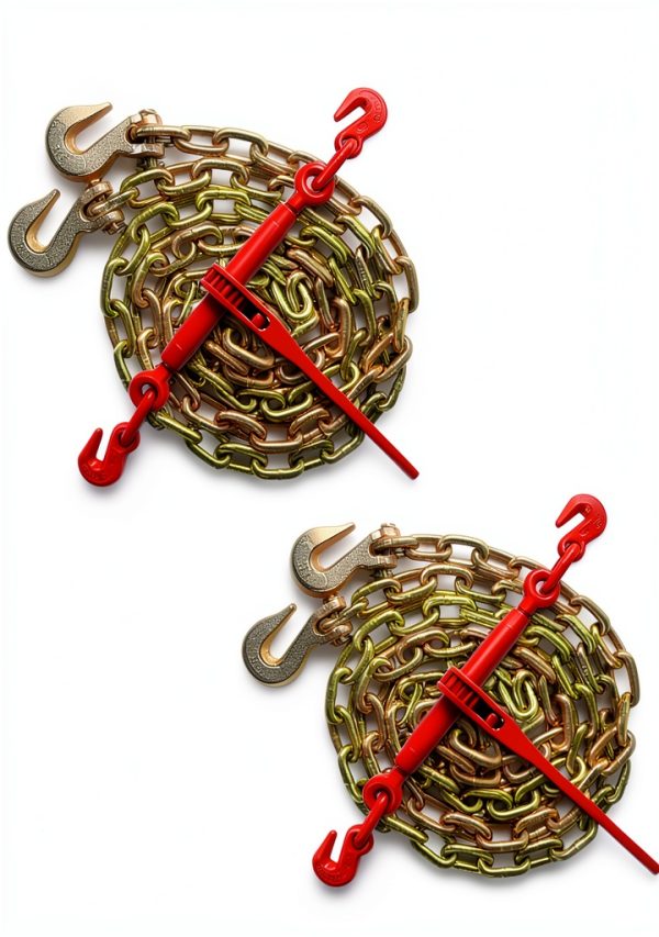 AYMMIC Ratchet Binder Alloy Steel Transport Chain Kit-0