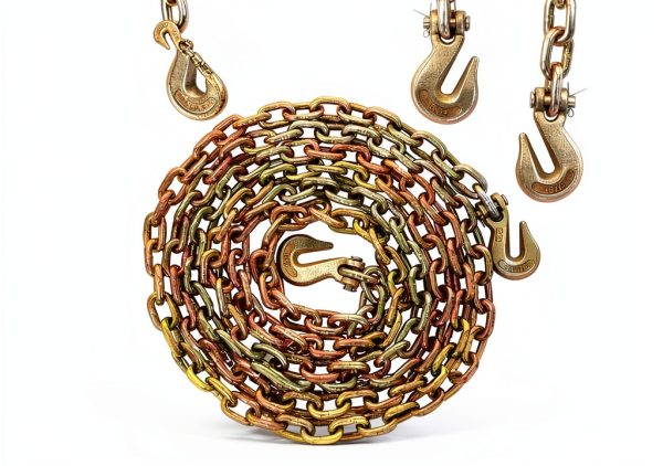 Caqeg 3/8 Inch Binder Chain G80 Alloy Heavy Duty Transport-0