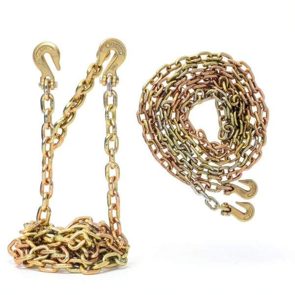 Caqeg 3/8 Inch Binder Chain G80 Alloy Heavy Duty Transport-1