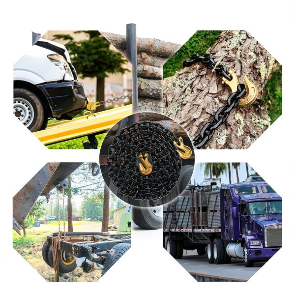 SENKEYFE G80 Load Binder Chain Alloy Steel Trailer Truck-6