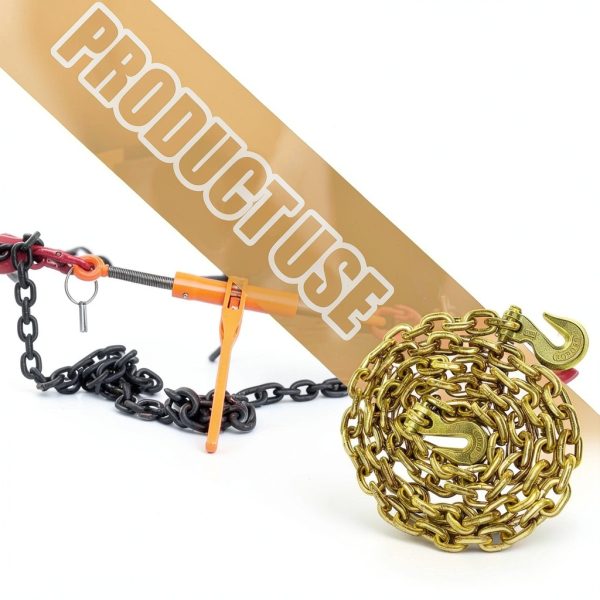 FITHOIST Grade 80 Transport Chain Yellow Zinc Load Binder-1