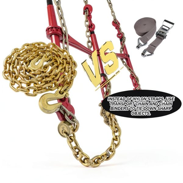 FITHOIST Grade 80 Transport Chain Yellow Zinc Load Binder-5