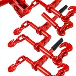 YATOINTO Ratchet Chain Binder Red Manual 9200lb Capacity-0
