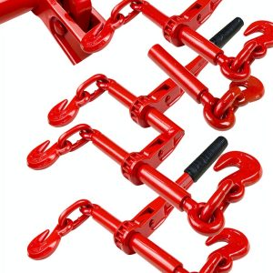YATOINTO Ratchet Chain Binder Red Manual 9200lb Capacity-0