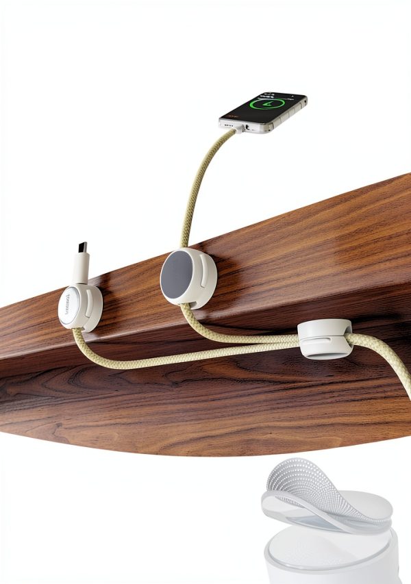 Magnetic Cable Clips Lamicall Organizer Clear-2