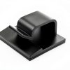30 Pcs Small Black Adhesive Cable Clips for Cord Management Under Desk Nightstand Phone PC Charger Plug Speaker TV Cord Holder Keeper Hook Wall Wire Organizer Car Dash Cam Ethernet Christmas Light-1