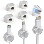 Magnetic Cable Clips Lamicall Organizer Clear-0