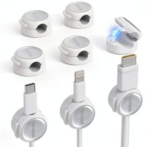 Magnetic Cable Clips Lamicall Organizer Clear-0