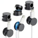 Cord Organizer 6PC Rotatable Spring Clips by Keuaaao Strong Adhesive-0