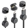 Lamicall Cable Clips 6Pack Spring Cord Organizer Desk Wire Management-0
