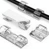Adhesive Cable Clips Clear 40PCS M by TidyHelper Strong Wire Organizer-0