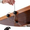 Lamicall Cable Clips 6Pack Spring Cord Organizer Desk Wire Management-2