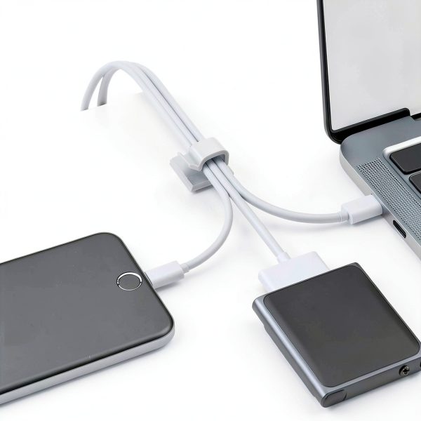 Cable Clips 100PCS Adhesive Wire Organizer by Abnii Small Clear-6